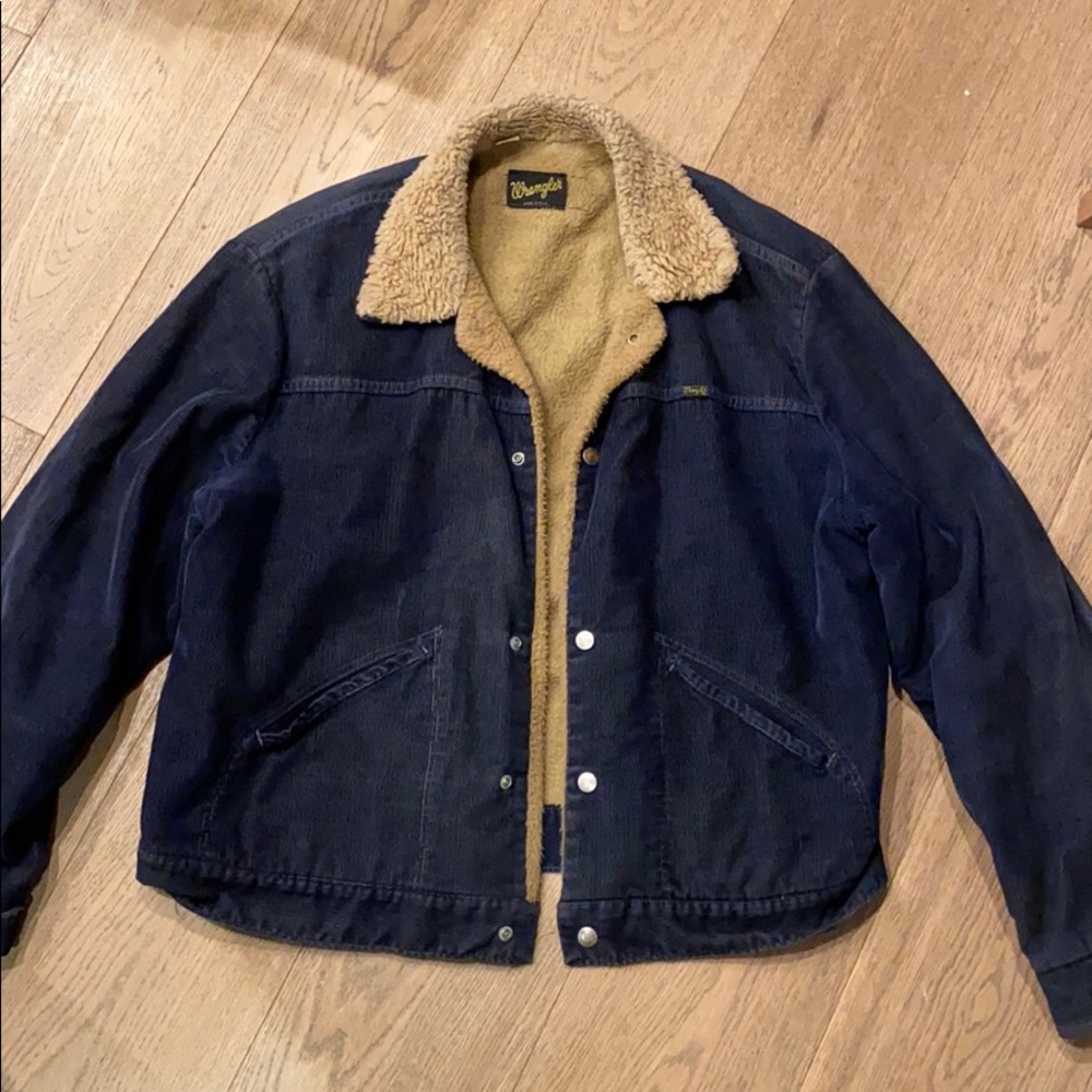 Wrangler Sherpa lined corduroy Jacket